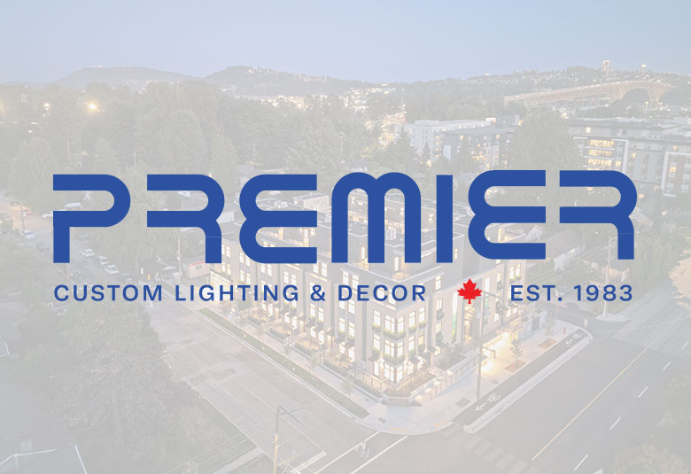 Premier Custom Lighting & Decor website design